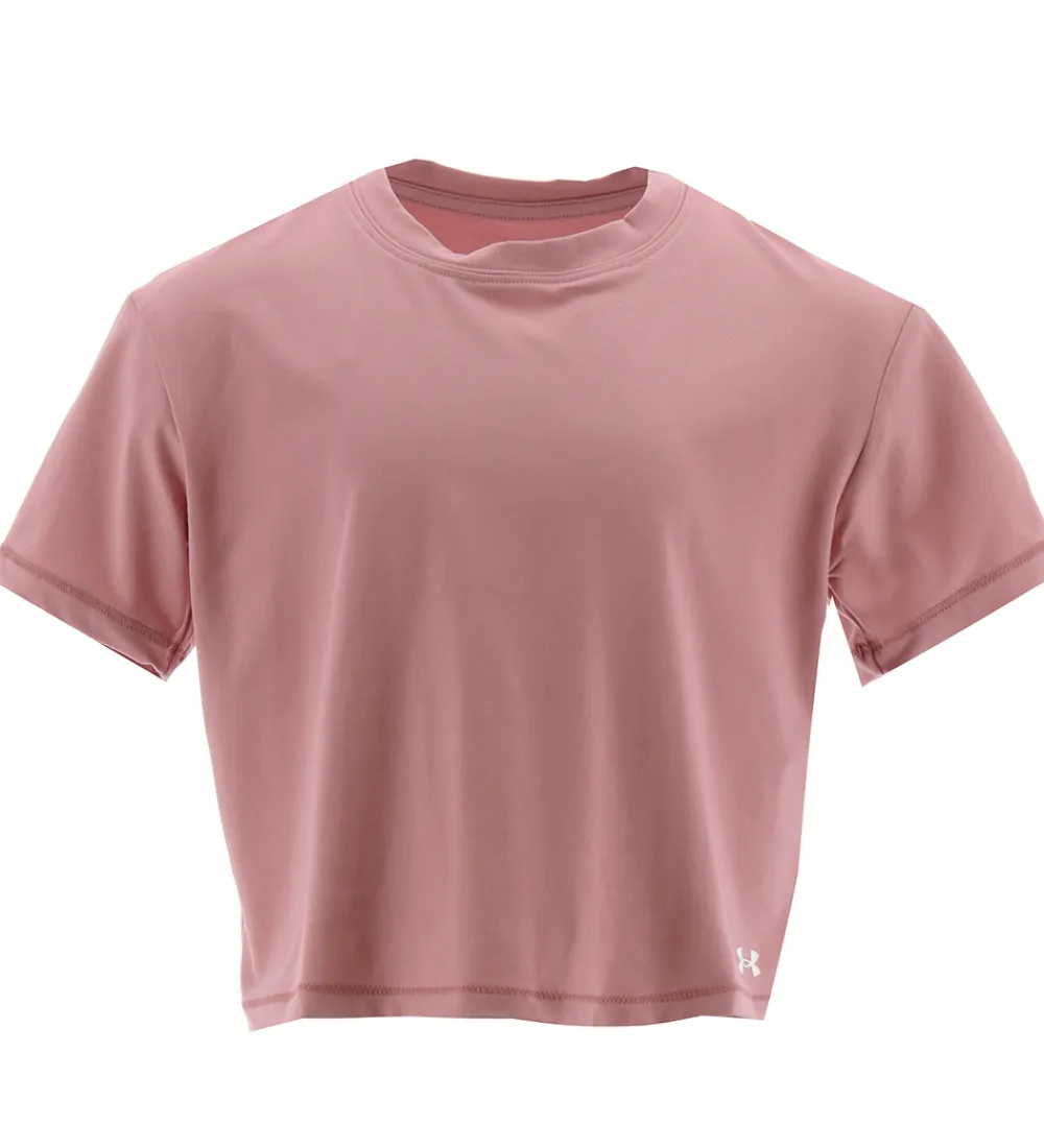 Under Armour T-Shirts Og Toppe|T-Shirt - Cropped - Motion - Pink Elixir