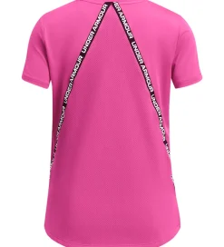 Under Armour T-Shirts Og Toppe>T-shirt - Knockout - Rebel Pink m. Logostriber
