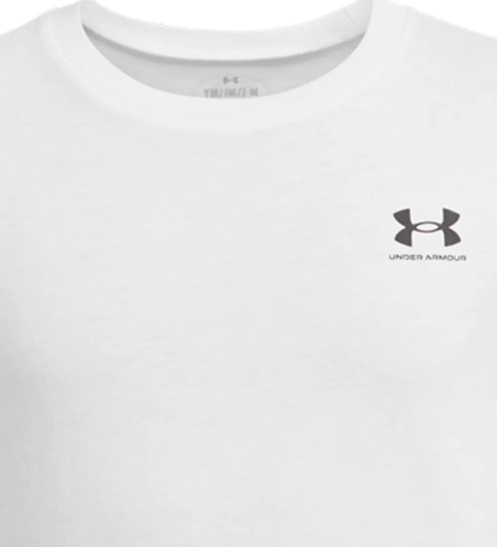Under Armour T-Shirts Og Toppe>T-shirt - Sportstyle - Hvid