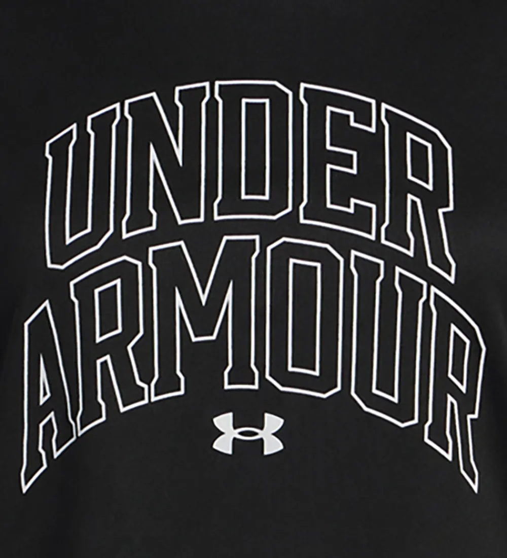 Under Armour T-Shirts Og Toppe|Træning Og Gymnastik>T-shirt - Tech Varsity - Sort m. Print
