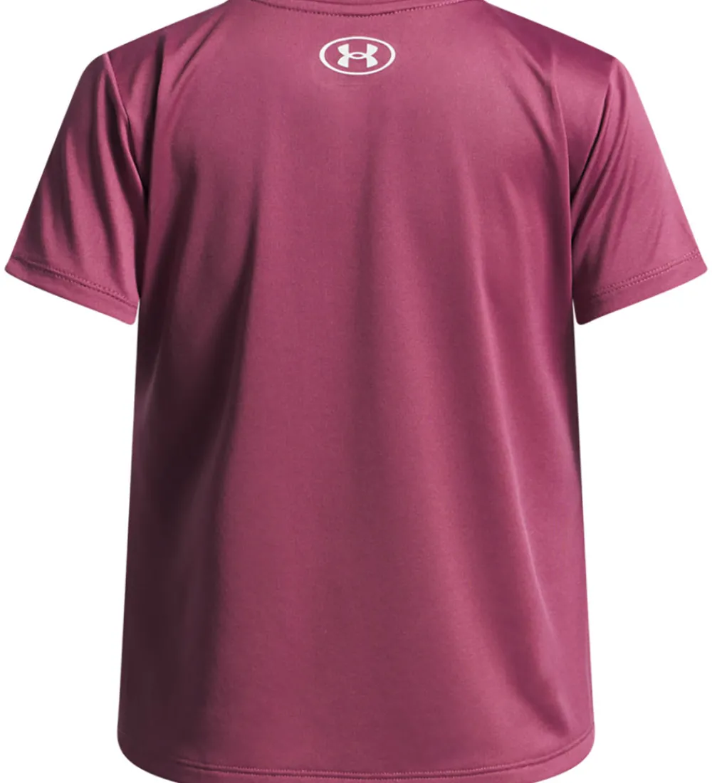 Under Armour Træning Og Gymnastik|T-Shirts Og Toppe>T-shirt - Tech - Fuchsia Dusk