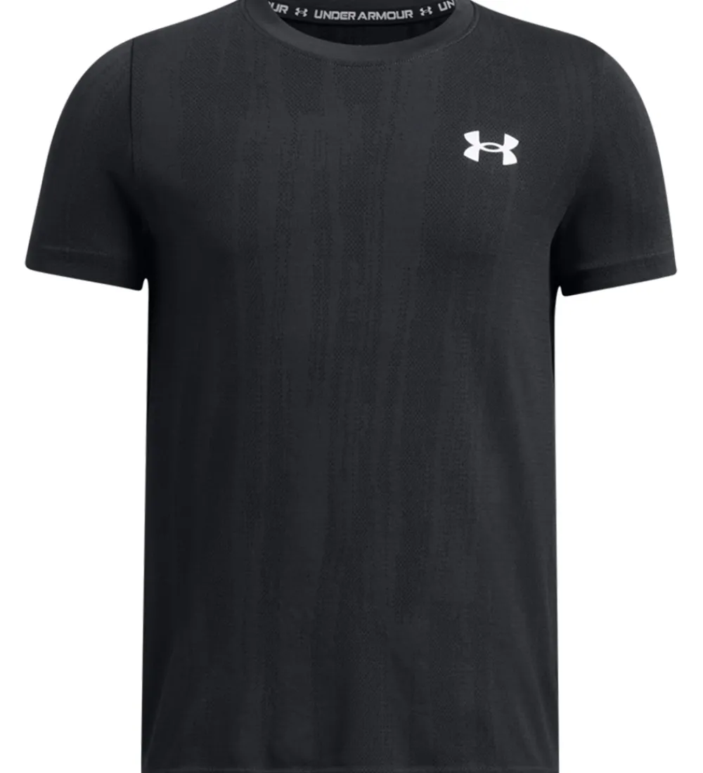 Under Armour T-Shirts Og Toppe|T-shirt - Vanish Seamless - Sort