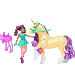 Unicorn Academy Figurer|Legetøjsfigurer - Ava & Plant Magic Leaf