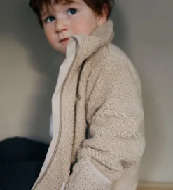 Børn VACVAC Fleece|Fleecejakke - Melun - Iced Coffee