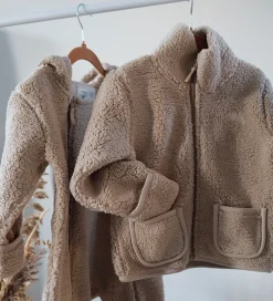 Børn VACVAC Fleece|Fleecejakke - Melun - Iced Coffee