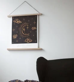 VACVAC Plakater Og Billeder>Plakat - Håndlavet - 40x50 cm - Night Blue