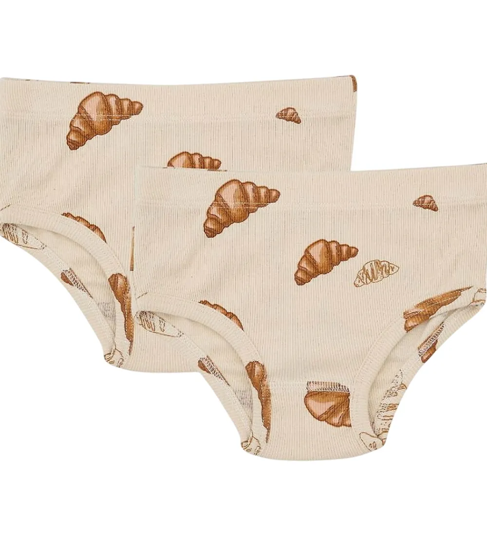 Børn VACVAC Undertøj>Trusser - Maggie - 2-pak - Croissant Big