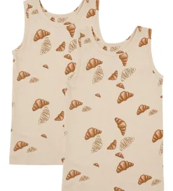 Børn VACVAC Undertøj>Undertrøjer - Carl - Rib - 2-pak - Croissant Big