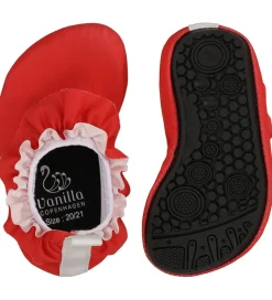 Vanilla Copenhagen Badesko>Badesko - Berry m. Flæser