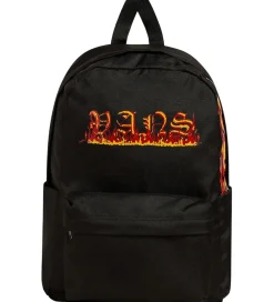 Vans Rygsække|Rygsæk - Old Skool Grom - Black/Flame