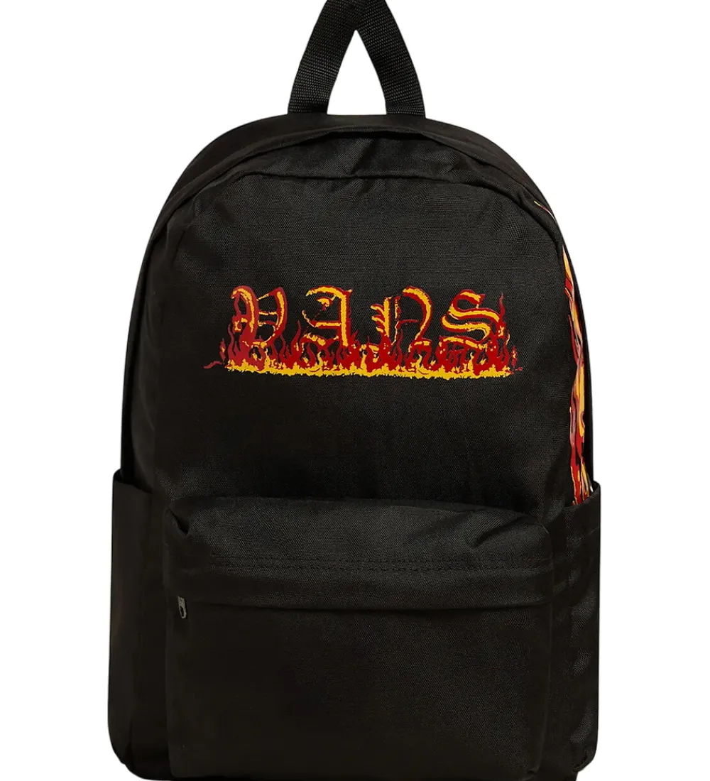 Vans Rygsække|Rygsæk - Old Skool Grom - Black/Flame