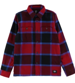 Børn Vans Skjorter|Skjorte - Larkspur Plaid - Bordeaux/Sort
