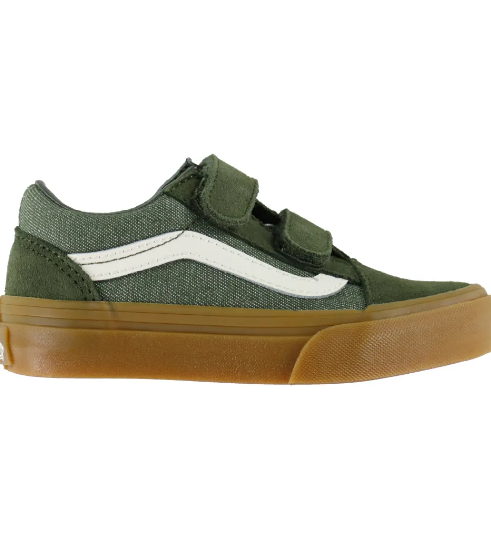 Børn Vans Sneakers|Børnesko Og Babysko>Sko - Old Skool V - Green