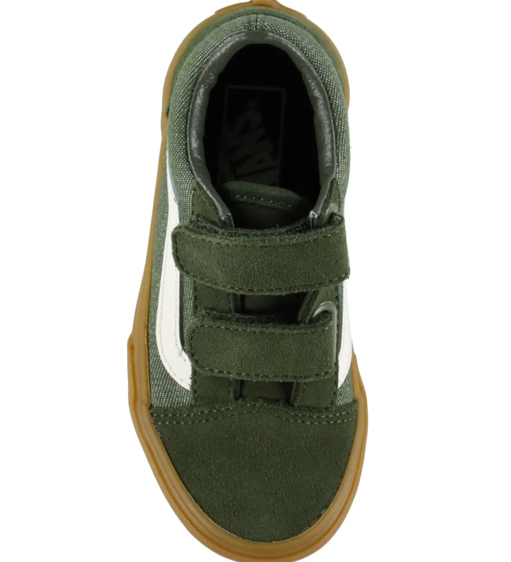 Børn Vans Sneakers|Børnesko Og Babysko>Sko - Old Skool V - Green