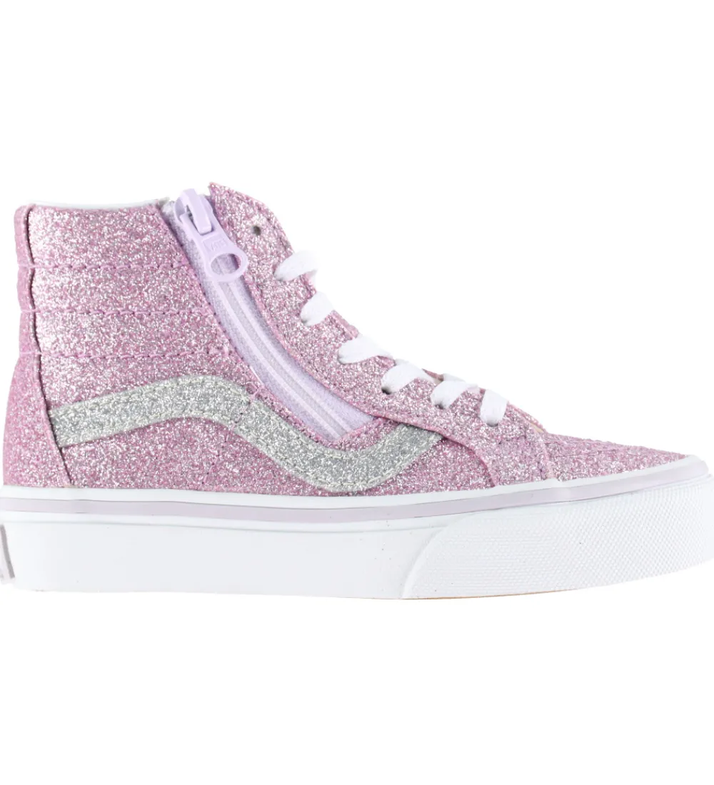 Børn Vans Sneakers|Børnesko Og Babysko|Sko - Sk8-Hi Reissue Side Zip - Lilac Mist