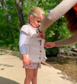 Børn Ver de Terre Dunveste Og Dyneveste|Dunvest m. Bælte - Rose Powder