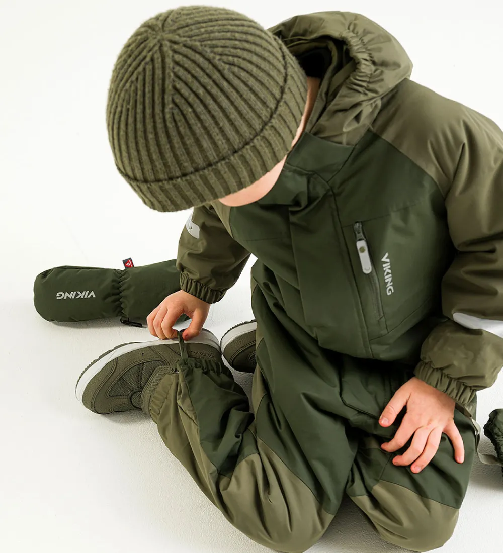 Børn Viking Flyverdragter|Flyverdragt - Toasty Winter - Olive