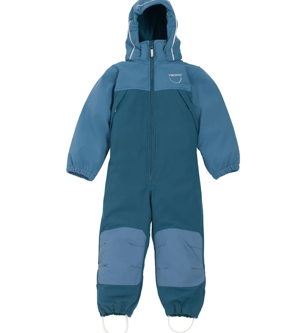 Børn Viking Softshell|Softshelldragt m. Fleece - Play - Denim