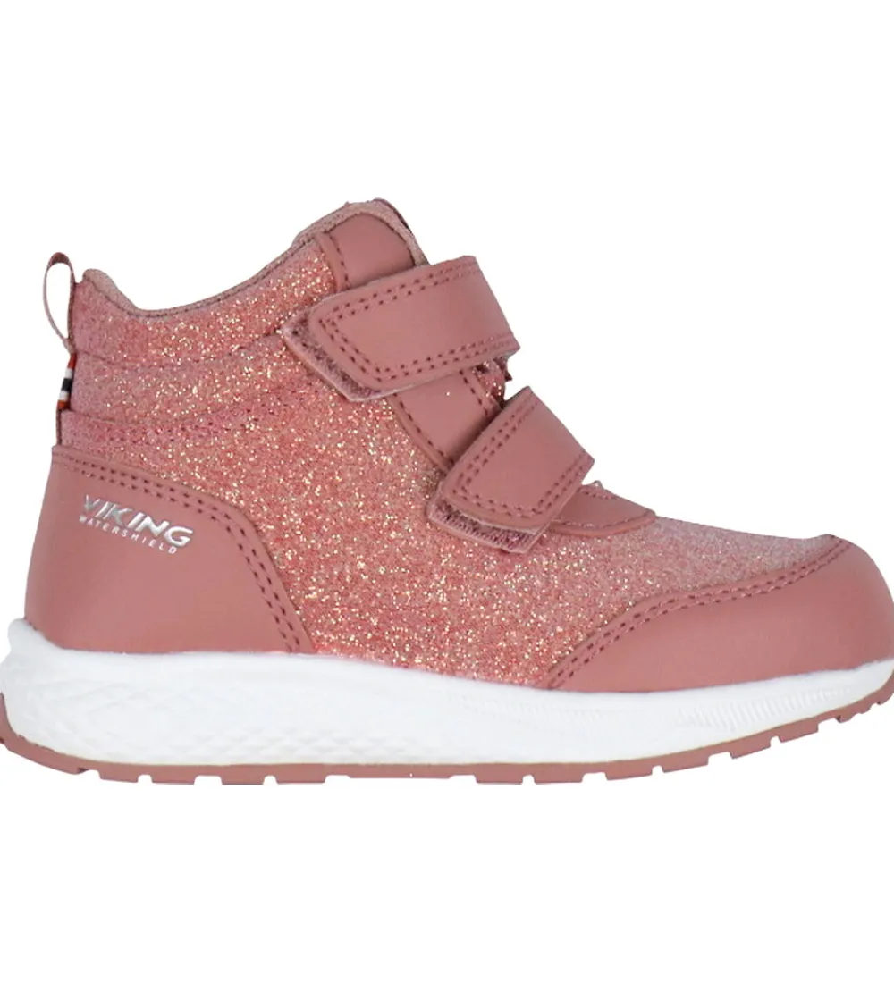 Viking Støvler>Støvler - Bouncy Glitter Mid WP 2V - Pink