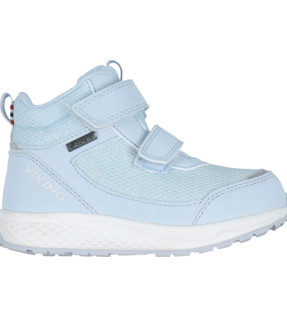 Viking Støvler>Støvler - Bouncy Glitter Mid GTX 2V - Light Blue