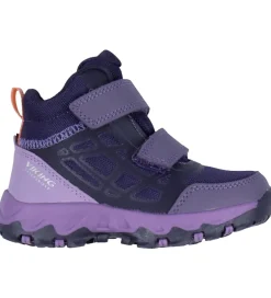 Viking Støvler|Støvler - Track Mid WP 2V - Aubergine/Lilac
