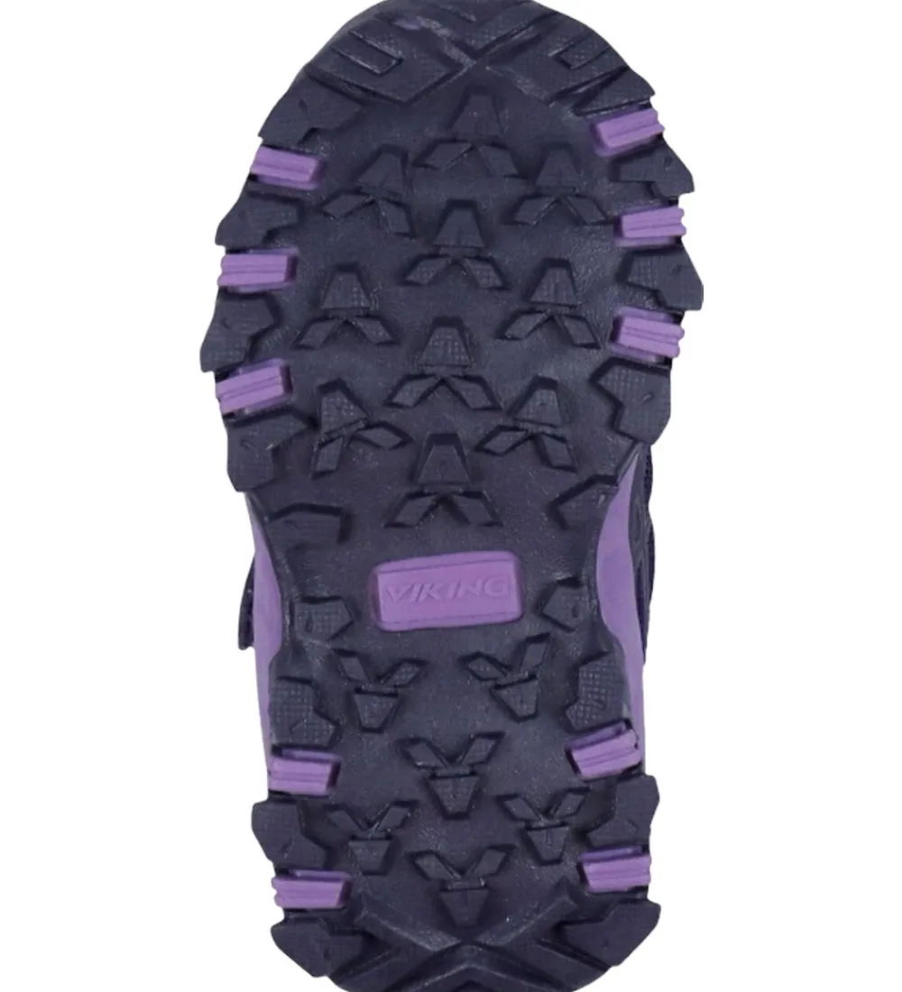 Viking Støvler|Støvler - Track Mid WP 2V - Aubergine/Lilac