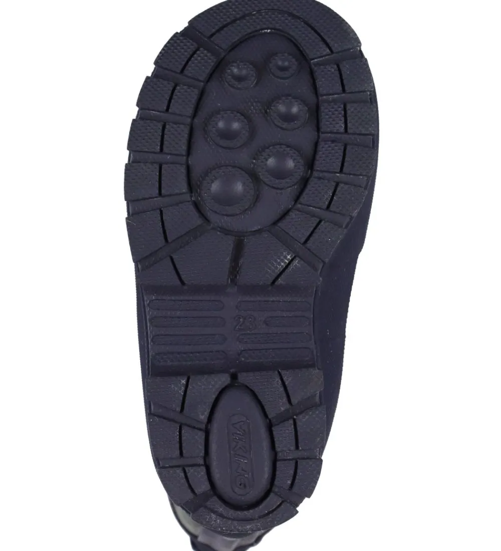 Viking Termostøvler>Termostøvler - Jolly Thermo Print - Navy/Dark Grey