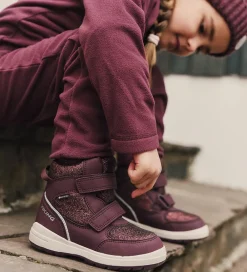 Viking Vinterstøvler></noscript>Vinterstøvler - Fun Glitter Warm GTX 2V - Plum
