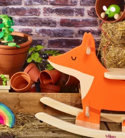 Vilac Gyngeheste|Gyngehest - Træ - Ræv