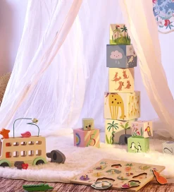 Vilac Stablelegetøj></noscript>Legetøj - Stableklodser - Verdens Dyr