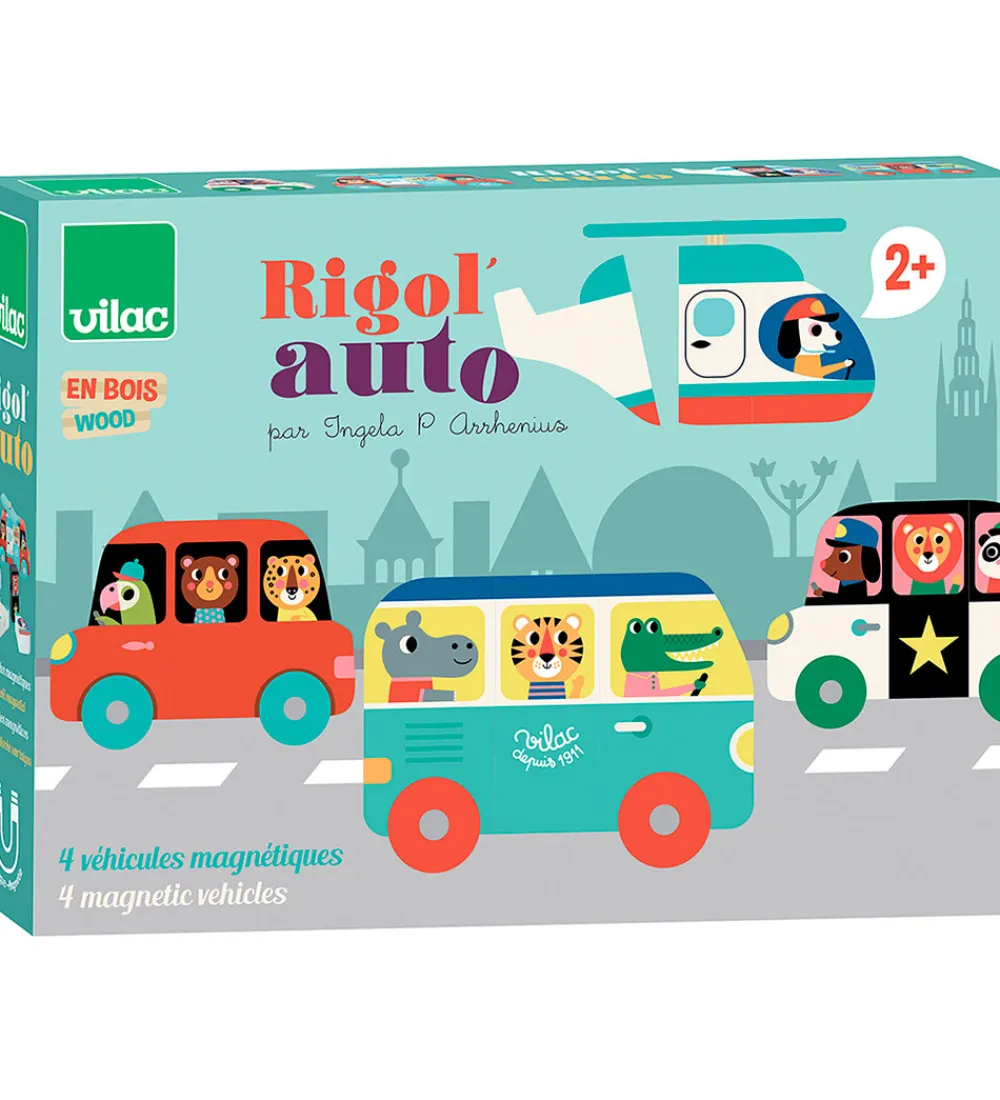 Vilac Magnetlegetøj|Legetøj - Magnetiske Transportmidler