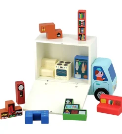 Vilac Trælegetøj|Spil>Logikspil - Træ - 20 Brikker - Flyttevogn