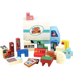 Vilac Trælegetøj|Spil>Logikspil - Træ - 20 Brikker - Flyttevogn