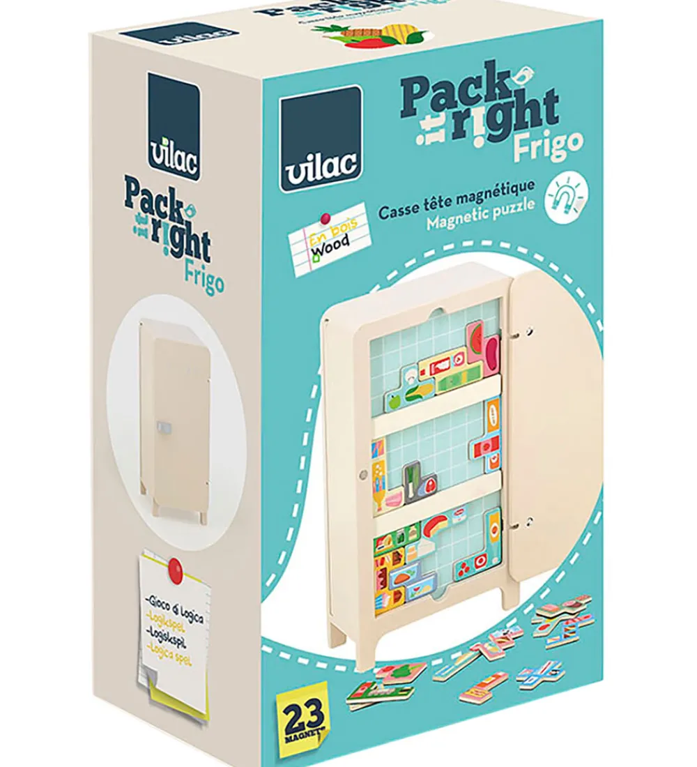 Vilac Spil>Logikspil - Træ - 21 Brikker - Køleskab
