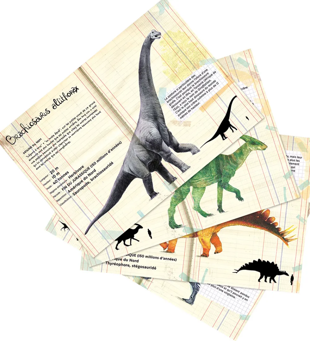 Vilac Magnetlegetøj|Magnet|Magneter - 21 stk. - Dinosaurer fra Naturhistorisk Museum