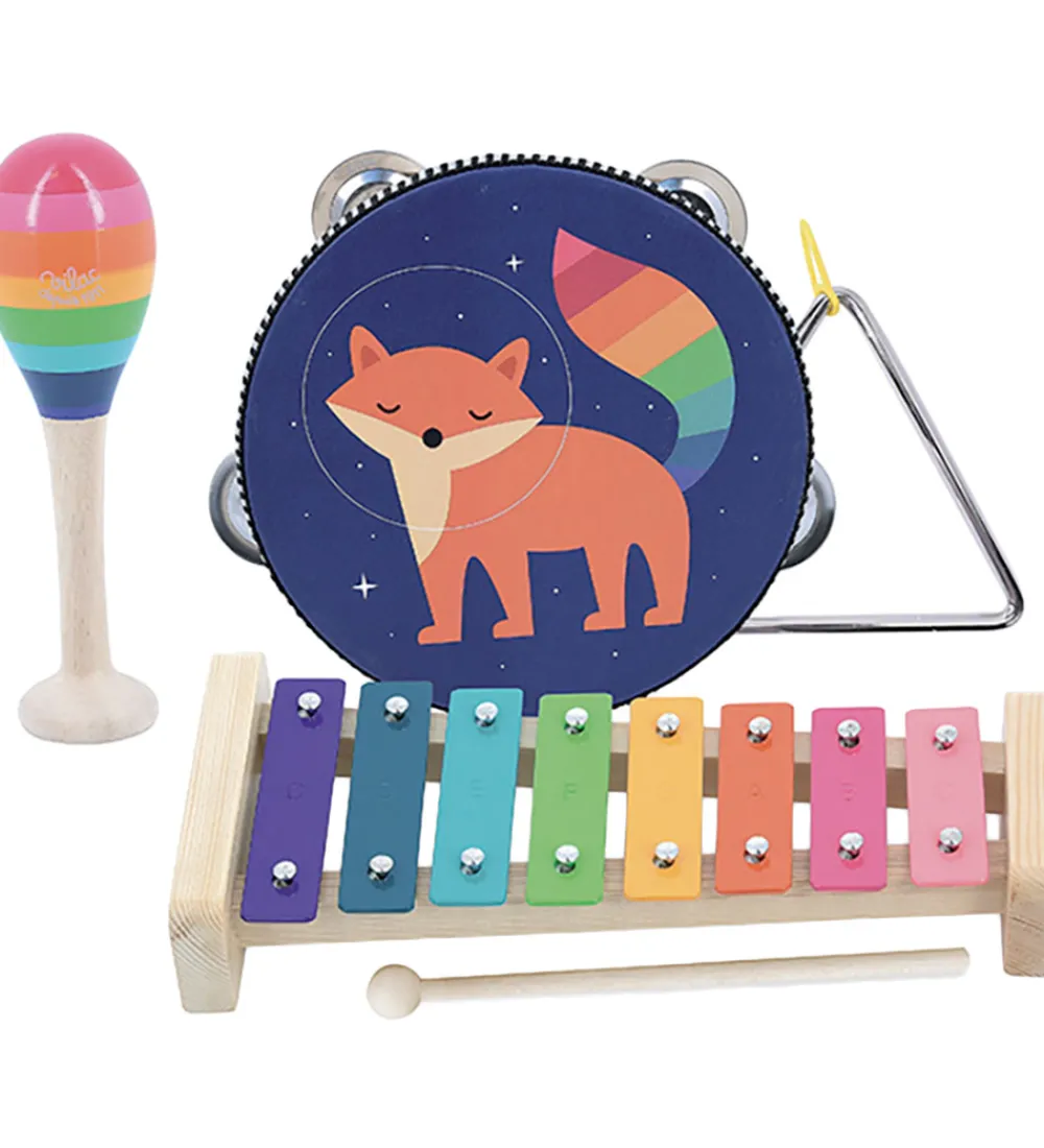 Vilac Musikinstrumenter>Musiksæt - 4 Instrumenter - Rainbow Af Andy Westface