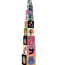 Vilac Stablelegetøj>Stableklodser - Regnbuefarver