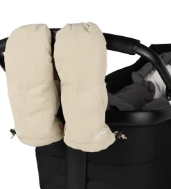 Voksi Barnevognsudstyr|Barnevognshandsker>Barnevognshandsker - Seashell Sand/Light Grey