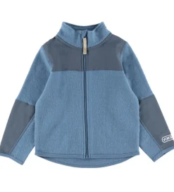 Børn Voksi Fleece|Basis>Fleecejakke - Uld - Blue Bell