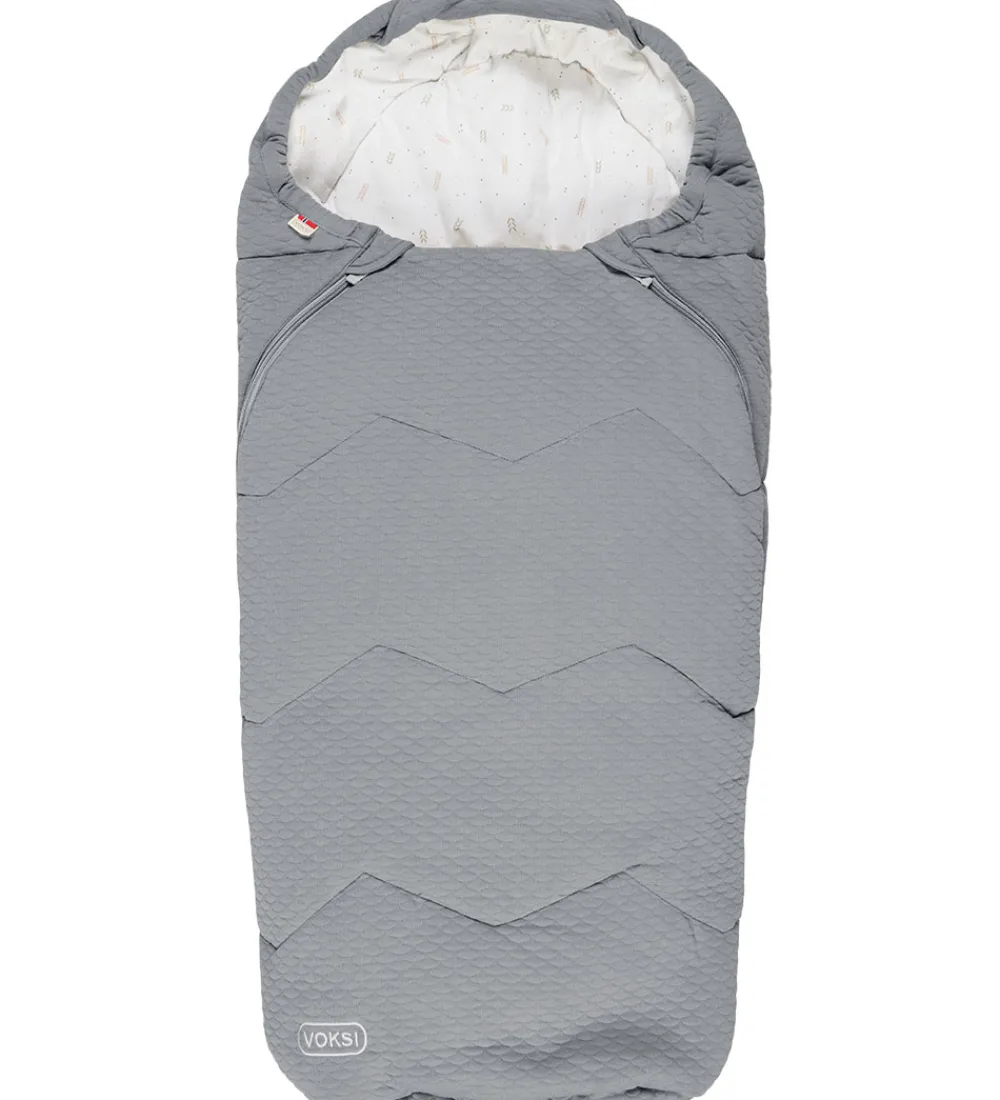 Voksi Køreposer>Kørepose - Breeze Light - 100 cm - Grey Fields