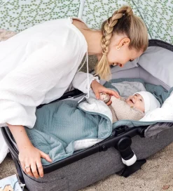 Voksi Køreposer|Kørepose - Breeze Light - 100 cm - Warm Beige Fields