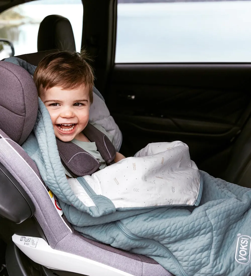 Voksi Køreposer|Kørepose - Breeze Light - 100 cm - Warm Beige Fields