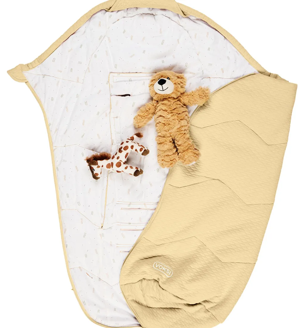 Voksi Køreposer>Kørepose - Breeze Light - 100 cm - Kind Yellow Fields