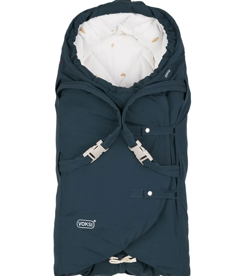 Voksi Køreposer>Kørepose - Carry North - 76/108 cm - Poppy Blue Wings