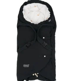 Voksi Køreposer|Kørepose - Carry North - 76//108 cm - Black Wings