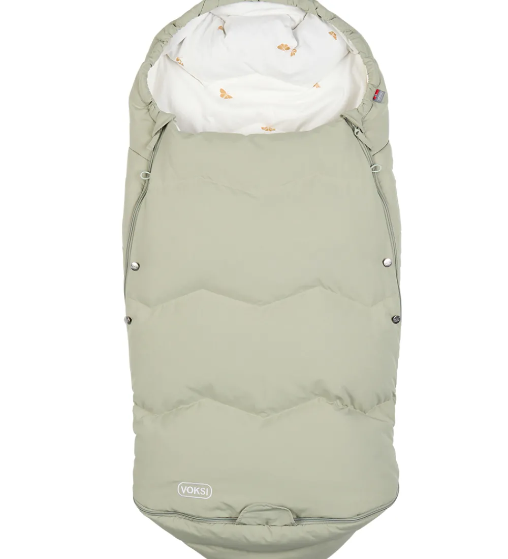 Voksi Køreposer>Kørepose - Explorer - 105 cm - Misty Green/Wings
