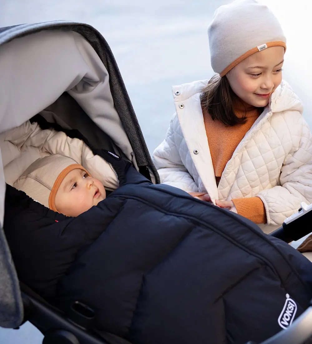 Voksi Køreposer>Kørepose - Move - 90 cm - Black/Cream