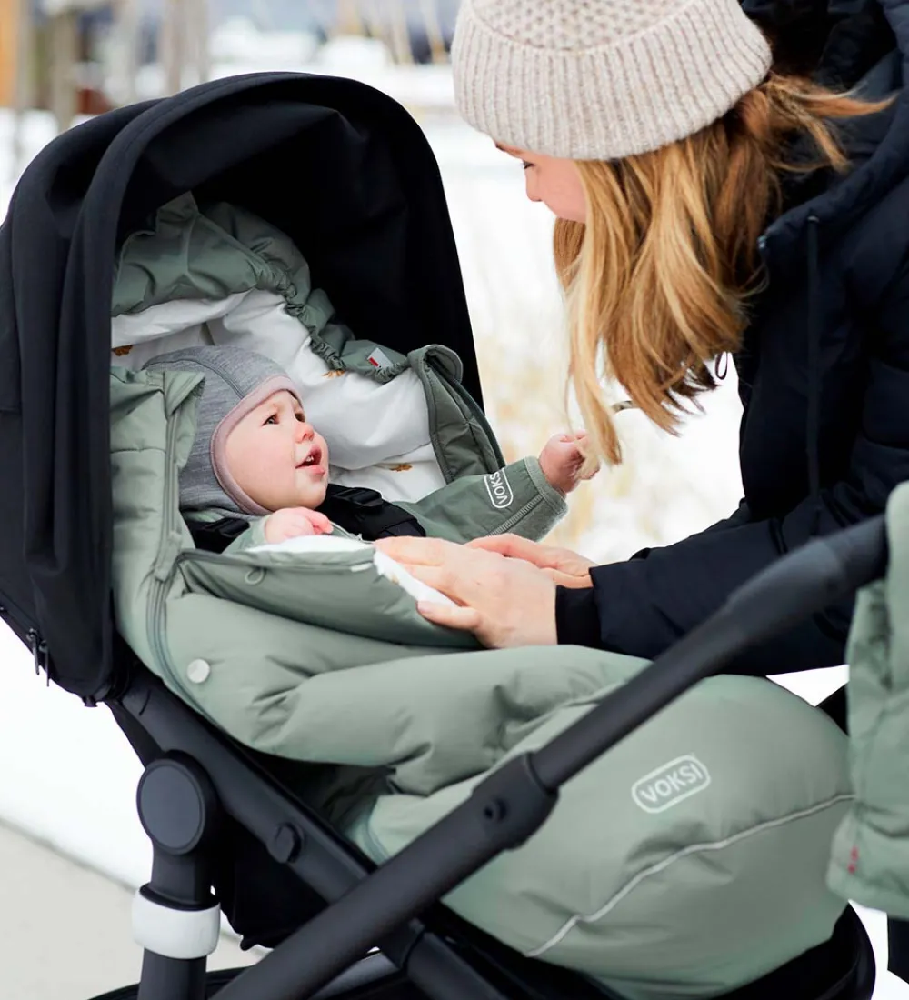 Voksi Køreposer>Kørepose - Urban - 90/115 cm - Meadow Green/Wings