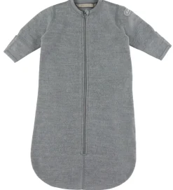 Voksi Soveposer|Sovepose m. Ærmer - Uld - Gråmeleret