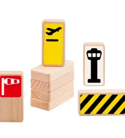 Waytoplay Trælegetøj>Skilte - Lufthavns Skilte - Road Blocks